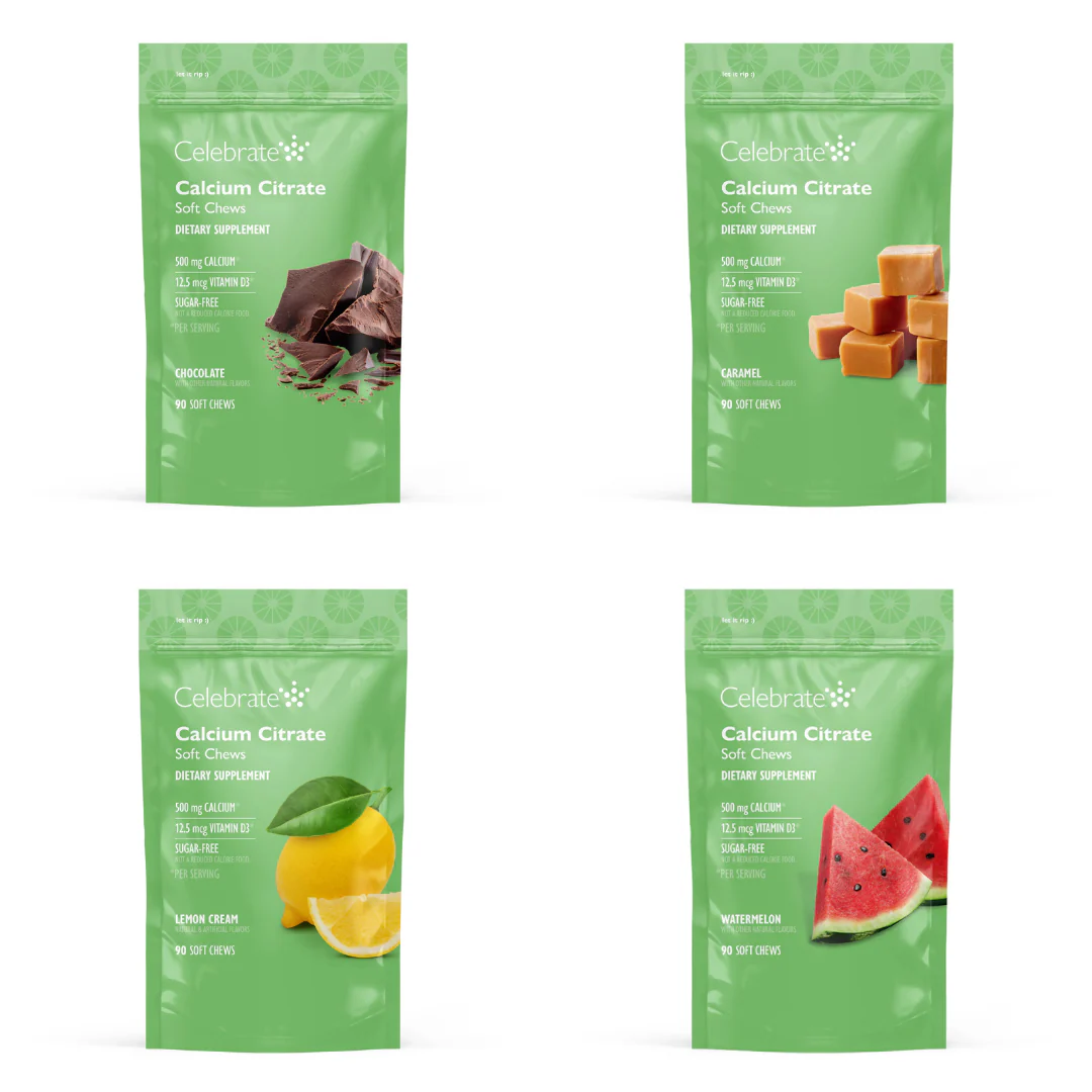 Calcium Citrate SOFT Chews - Celebrate