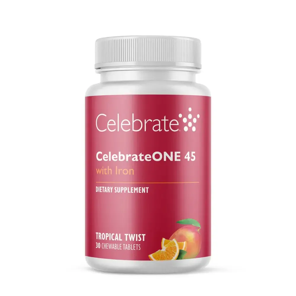 Multi-Chewable CelebrateONE 45 with Iron - Celebrate