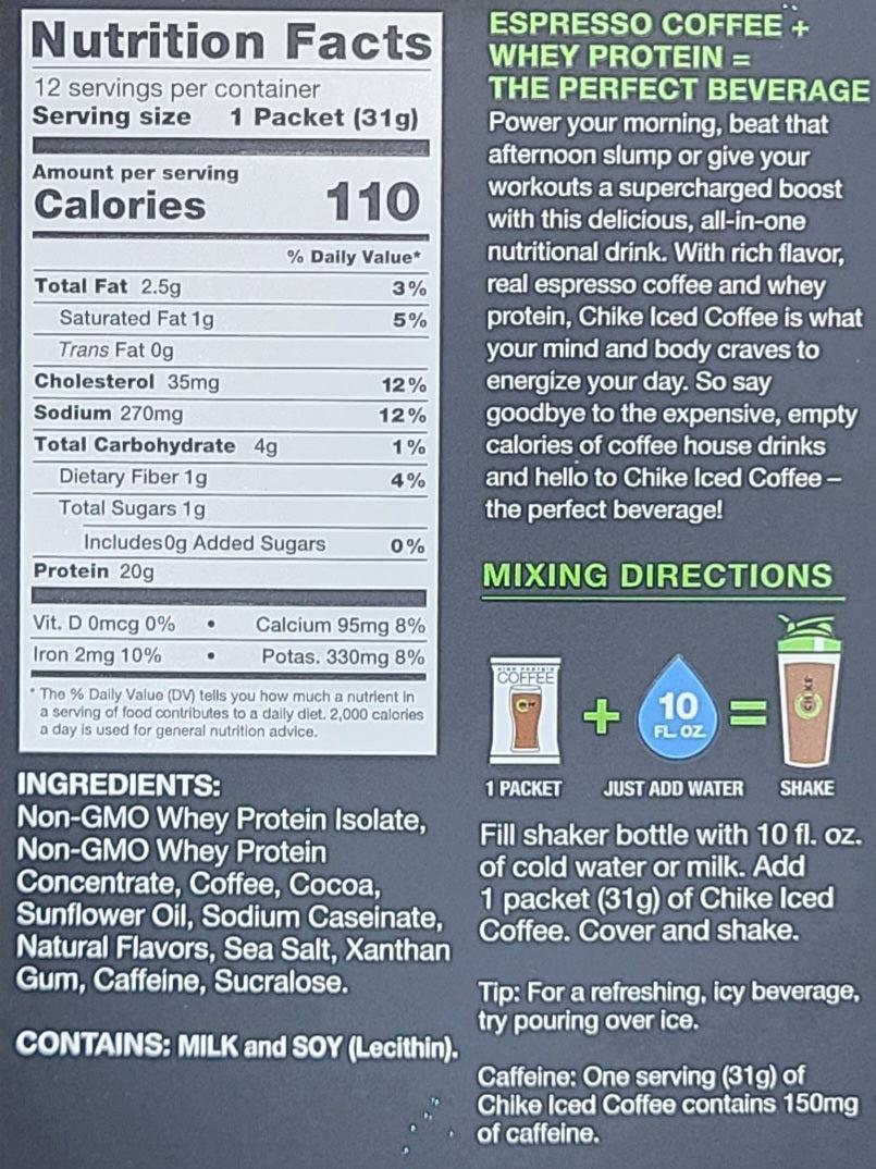 Chike Protein Coffee Single Packet - Image 13