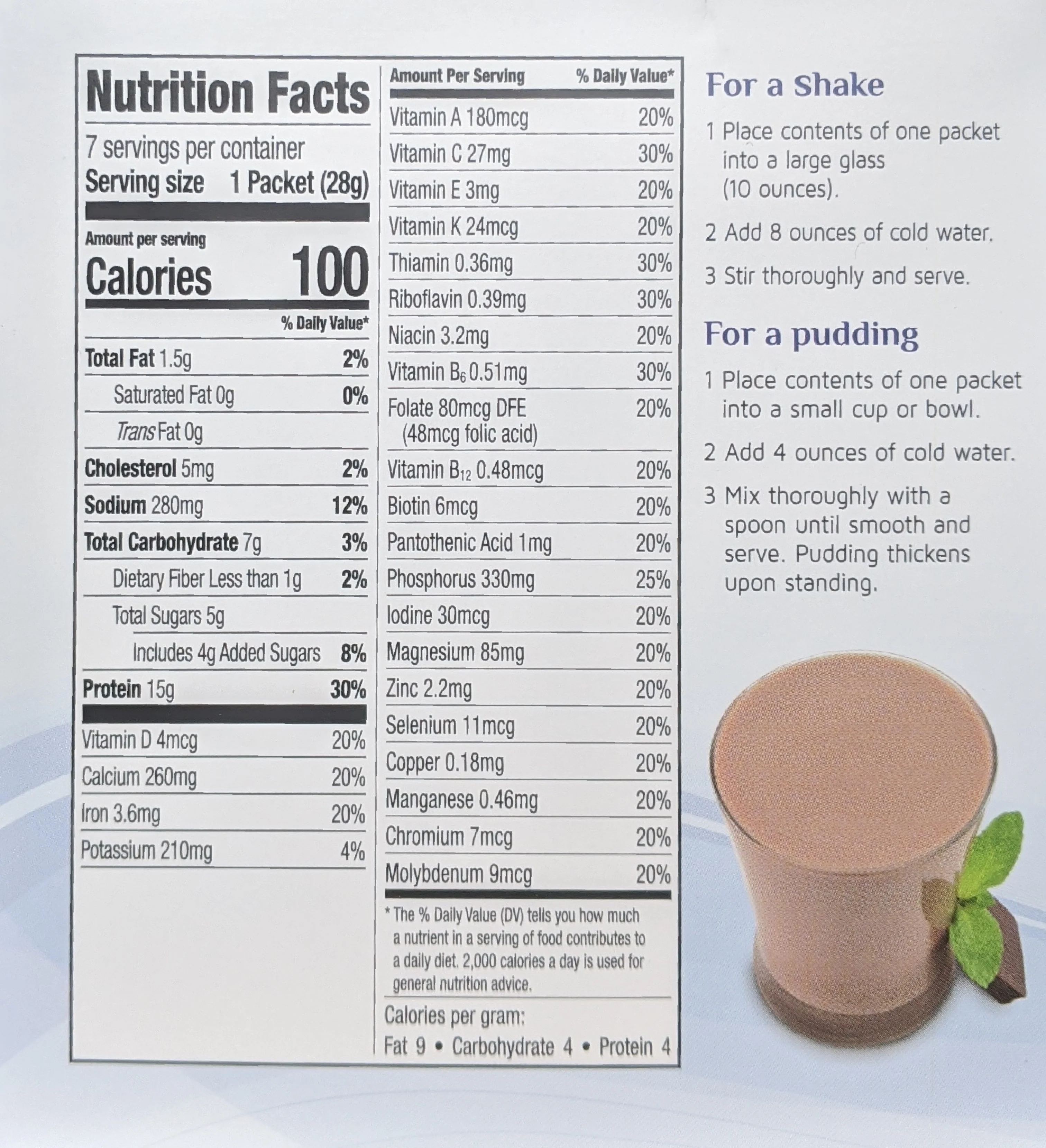 Chocolate Chill Mint Shake - Image 3